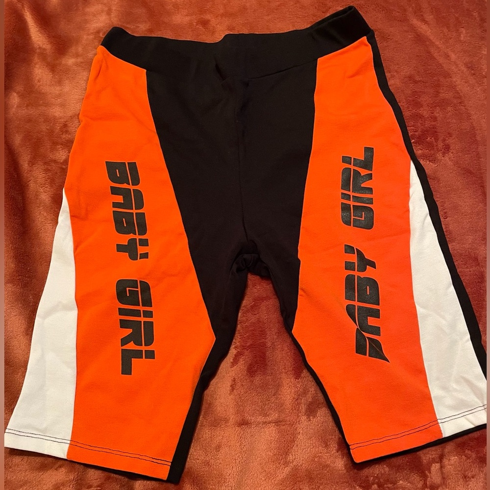 “Baby Girl” Bermuda Biking Shorts